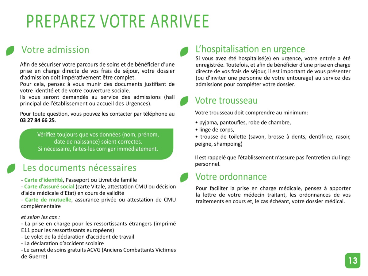 Livret d'accueil
