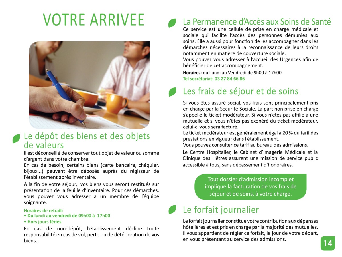 Livret d'accueil