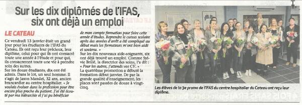 2022-01 Article remise diplomes IFAS