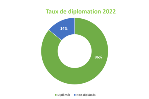 Taux diplomation